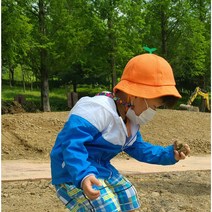 [한박자네][7color] 유아 새싹 모자 벙거지 제주도 귤 모자