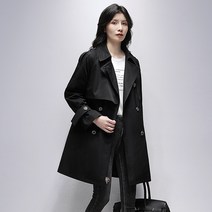 밴딩 오리 여성 탈부착 같은 기질 트렌치코트 토트넘패딩