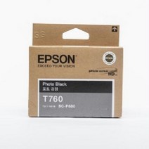 엡손 SC-P600 정품잉크 T7601 PHOTO BLACK, 단품
