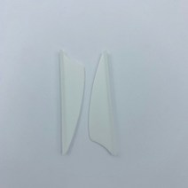 다트 룰렛판 기계 전자 양궁 사냥 촬영을위한 50pcs 8 색 화살표 깃털 1.75 ''플라스틱 밴, 06 Shield white