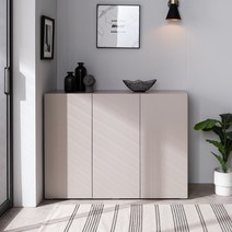 엔트리 멀티수납 높은 수납장 1200, 웜그레이