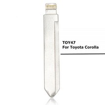 10PCS 자동차 키 블레이드 NE66 플립 빈 Uncut NO. 볼보 S80 블랭크 용 KD KEYDIY Xhorse VVDI 리모콘 24 금속, 10 PCS