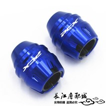 혼다 PCX125 슬라이더 머플러 배기관 프론트 포크 보호 가드 범퍼, 블루-프론트개