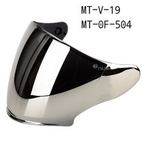 MT THUNDER 3 SV JET 헬멧 CE 인증에 적합한 MT-V-19 헬멧 렌즈 원본 렌즈