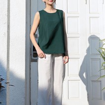 바바라옷장 L-2XL 인견_베이직 민소매 블라우스-컬러추가/빅사이즈/루즈핏/임부복/엄마옷/린넨/쉬폰/인견