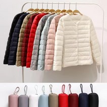여성등산경량패딩 봄점퍼 간절기 아우터 경량패딩 바람막이 자켓 날씬한패딩 스타일리쉬아이템