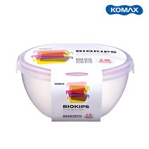 코멕스 바이오킵스 볼용기 원형 투명 밀폐용기 (0.8~4L), 원/33호