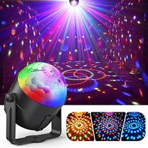 디스코 라이트 Fooxon 사운드 활성화 DJ 디스코 라이트 회전 볼 라이트 5W 8 모드 RGB LED 스테이지 라이트 야외 휴일 댄스 파티 생일 DJ 바 가라오케 크리스마스 웨딩 쇼 클럽 펍