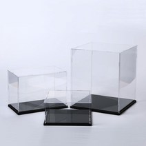 레고 피규어 아크릴 투명 케이스 보관함 수집품 빌딩블록 피규어 1 개 방진 강화 디스플레, 04 15 x 15 x 30