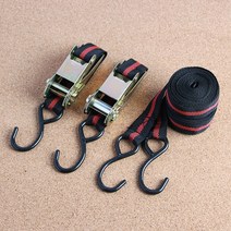 업체HYJU협력체 고정바 깔깔이바 미니 4M 화물바 화물차용품깔깔이바 2개 라쳇벨트 자동바 탄력바, 1개