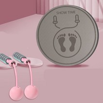 실내 점프 로프 매트 충격 흡수 방음 가정 두꺼운 피트니스 특수 미끄럼 방지 스포츠 음소거 전문 요가 매트, 성공 재【직경60cm】