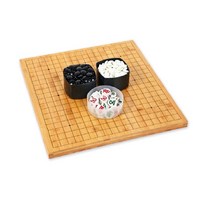 nicespo 바둑판세트 장기판세트 2cm대나무 (장기알+바둑알 포함) 바둑판, 장석3호P