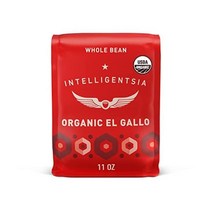 인텔리젠시아 커피 라이트 로스트 통콩 밀크 초콜릿 시트러스 사과 향이 나는 House 12온스 백, El Gallo 유기농 아침 블렌드/ W