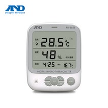 AND 생활 환경 온습도계 AD-5685 LED 부저 알림 온도 상대습도 WBGT 이슬점, 1개
