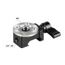 카메라 DSLR 개인 유튜브 방송 스튜디오 촬영 용품 Rosette ARRI M6 암나사 어댑터 15mm 로드 클램프 마운트 브래킷 DSLR 카메라 케이지 리그 레일 핸들 카메라 짐벌, 04 Type C, 04 Type C