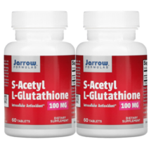 [Jarrow Formulas] S-Acetyl L-Glutathione S-아세틸 L-글루타치온 100mg 60타블렛 2SET, 1개, 기본