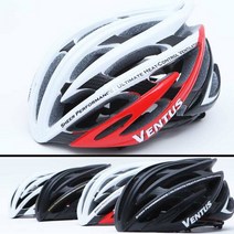 벤투스 자전거헬멧 초경량헬멧210g MTB 로드용헬멧, 벤투스_매트블랙_레드