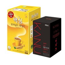 모카골드믹스200t+카누미니마일드100t