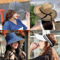 여름모자 여성모자 7종 버킷햇 볼캡 서핑햇 플로피햇 밀짚모자 서핑모자 벙거지모자 보닛햇 왕챙모자