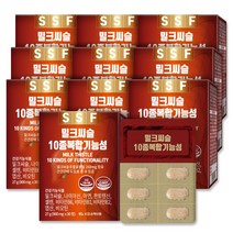 순수식품 밀크씨슬 10박스 300정 10개월분 밀크시슬 2중 기능성 아연, 밀크씨슬10개월분기능성 아연 비타민B 셀렌 엽산 비오틴, 10개, 30정