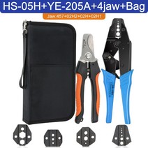 SMA/BNC RG58 59 62 174 8 11 188 233 및 크림 퍼 커터 스트리퍼 도구 용 동축 케이블 핑 플라이어 H, HS-05H 205A 4j kit