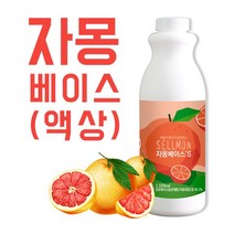 쉘몬 자몽농축액 액상타입 베이스1kg, 2개, 2개