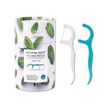 투스노트 덴탈 민트 일회용 치실, 3개, 45개입