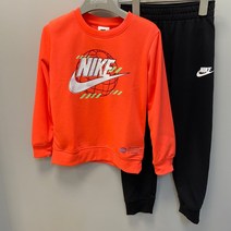 플레이키즈프로 나이키유아 2022 가을신상! 프렌치테리소재 상하복**디지털이스케이프맨투맨세트(2~4세)_NC순천