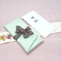 현금 예단 봉투 예단봉투 예단비 봉투(신부가 신랑에게) 봉채비(신랑이 신부에게) 용돈봉투, 07비취그린 예단봉투, 붓글씨 예단봉투(신부용), 프리저브드 플라워 추가