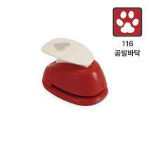 포코스 모양펀치 R-18 18mm 39종, 116 곰발바닥, 1개