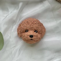 푸들/말티푸/말티즈 차량용 석고방향제 디퓨저, 적갈색, 잉글리쉬페어앤프리지아