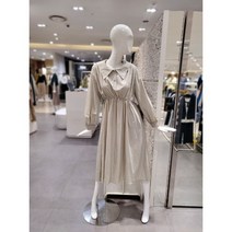 G-CUT (행사) [g-cut] 빅 카라 셔링 롱 원피스 (7252337005)