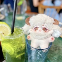 사전 판매 10cm 귀여운 인형 짧은 부드러운 토끼 모피 턱받이 구름 도도 콩 늑대 양고기 동물 귀 플러시 인형 장난감 선물, A