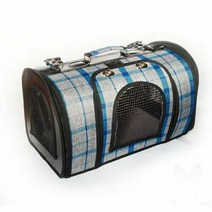 강아지이동 애견산책가방 강아지유모차 블루