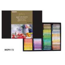 문교그룹] 전문가용 소프트오일파스텔 - MOPV+파스텔홀더무료증정, 소프트오일파스텔 - MOPV72색지함케이스 홀더증정