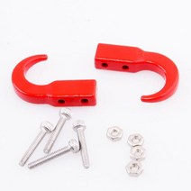 자동차 견인 RC 자동차 금속 트레일러 견인 후크 액세서리 1:10 크롤러 TRX4 Axial SCX10 90046 AXI03007, [11] Towbar4