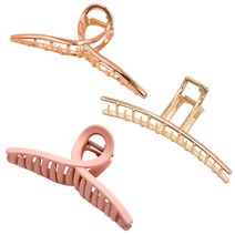 해수미 13.5cm 빅 사이즈 올림머리 집게핀 3종