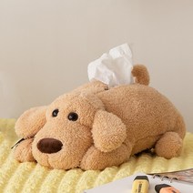 2개 강아지 댕댕이 두루마리 휴지 각티슈 커버 화장지 케이스, 2개 세트