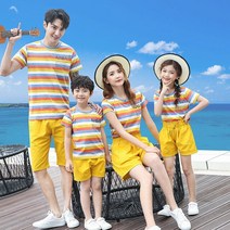 모녀커플룩 아기랑 엄마아기 아이와 엄마랑딸 커플룩 여름 가족 일치하는 의상 어머니 딸 아버지 아들 캐