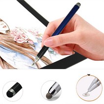 웅진북클럽 삼성 갤럭시탭4 10.1 3mm 얇은 초미세 터치펜, 1개, 블랙