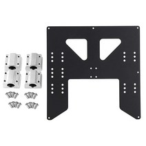 ASHATA Z Axis 핫 베드 서포트 플레이트 키트 3D 부품 히터 베드 Prusa i3 Anet A8 A6 3D 프린터 교체 부품 알루미늄 히트 베드 핫베드 플랫폼 SC8