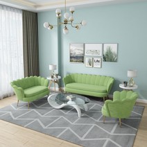 편한1인용쇼파 2인용 3인용 엔틱 패브릭 오늘의집 미니 라운지 소파, J + 2인