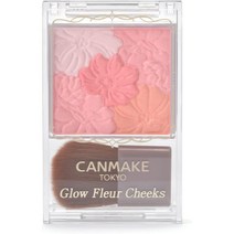 캔메이크 글로우 플로어 치크 팩트 블러셔 6.3g, 2호 애프리콧 플라워, 2개