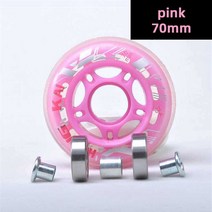 어린이용 롤러 스케이트 신발 바퀴 64 68 70 72 24mm 휠 abec7 베어링 스페이서 부싱 슬리브 8 개, 09 네이비 블루