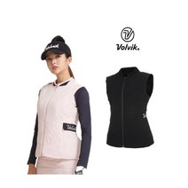 볼빅골프웨어 여성 로고 밴딩 패딩 베스트 LVTK901