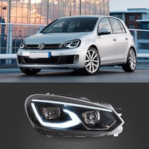 폭스바겐 골프6세대 LED 헤드램프 골프6 헤드라이트, 1개