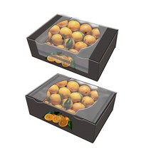 채소 과일 박스 덮개 투명창 원하는 규격으로 맞춤 제작 발송, 9호(320x310)-(1롤)6400장, 타공X, 6개