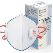 아에르 KX130V 특급 안면부 여과식 방진 마스크, 10개입