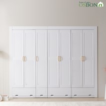 [오스본가구] 엘르 풀 갤러리 10자 장롱, 엘르 풀 갤러리 10자 서랍형 장롱, 화이트