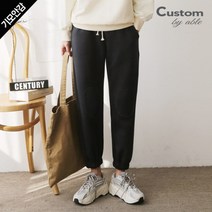 커스텀에이블 [커스텀에이블]허리 스트링 패치 기모 조거팬츠_C2211PT146D